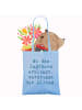Mr. & Mrs. Panda Tasche Spruch Jagdhorn Melodie mit Spruch in Sky Blue