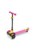 Chillafish Chillafish Scotti GLOW 3-Rad Scooter mit Bremse - Farbe: Pink