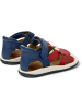 Camper Sandalen " Twins " in Rot Blau