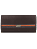 mano Don Leonardo Geldbörse RFID Leder 18 cm dunkelbraun