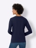 Sieh an! Langarmshirt in marine
