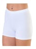 Alkato Alkato Damen Sport Shorts mit Hohem Bund in weiß Modell 2