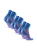 DANISH ENDURANCE Socken Long Distance Quarter in blau