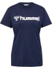 Hummel Sportshirt "Hmlgo 2.0 Logo T-Shirt S/S Woman" in Blau