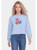 IZIA Women Sweatshirt in Light Blue