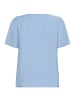KAFFE curve Bluse kurzarm KCmui Regular fit in Soft Chambray CC