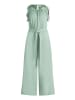 Vera Mont Jumpsuit mit Volant in Foggy Green