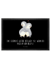 Mr. & Mrs. Panda Sauberlaufmatte Pinguine Kuscheln mit Spruch in Schwarz