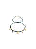 Luxenter Armband aus 925er Sterlingsilber mit mehrfarbigen Zirkonia-Steinen 18K vergoldet