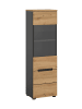 ebuy24 Vitrinenschrank Canu Eiche 36 x 33 cm