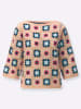 WITT WEIDEN Pullover in apricot-koralle-gemustert