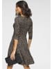Laura Scott Jerseykleid in schwarz-bunt-gemustert