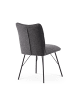 B&D Home 2er-Set: Esszimmerstuhl NELE in Anthrazit - (B)49 x (H)85 x (T)61,5 cm