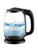 mesko MS 1302 B Wasserkocher 1,7 L - LED-Beleuchtung, 360°-Sockel, 2200 W in Schwarz