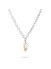 LIEBESKIND BERLIN Halskette Metal Heart in bicolor silber/gold