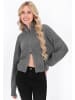 IZIA Cardigan in grey melange