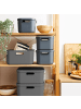Rotho Albula Light Set 3tlg. 2x 20l und 55l Aufbewahrungsboxen mit Deckel in Anthrazit