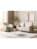 Beliani 2-Sitzer Sofa FENES in Beige/Schwarz - (W) 142 x (H) 90 x (L) 75 cm