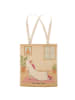 Mr. & Mrs. Panda Shopper Einhorn Yoga Design ohne Spruch in Weiß