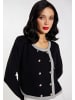 faina Damen Strickjacke in Schwarz
