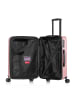 Pack Easy Mena 4 Rollen Trolley 64 cm mit Dehnfalte in pink
