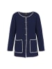 usha BLACK LABEL Women Cardigan in navy offwhite