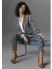 Aniston SELECTED Jerseyblazer in dunkelblau-grau