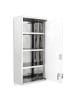 relaxdays Medizinschrank in Silber - (B)27 x (H)57 x (T)12 cm