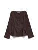Vero Moda Popelin Hemd in Chocolate Torte