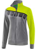 erima 5-C Praesentationsjacke in grau melange/lime pop/schwarz