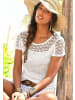 Vivance by Lascana Kurzarmshirt in creme