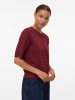 Vero Moda Strickpullover in Zinfandel