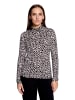 Betty Barclay Rollkragenshirt mit Stehkragen in Beige/Braun