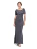 Vera Mont Abendkleid im Glitzer-Look in Dunkelblau/Grau