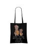 Mr. & Mrs. Panda Tote Bag Erzieherin Multitasking mit Spruch in Schwarz