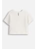 Coccodrillo Kurzarm-Pullover in ecru