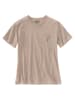 CARHARTT  T-Shirt Pocket in taupe in taupe