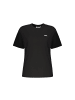 Fila Schwarzes Baumwoll-T-Shirt