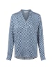 More & More Bluse in indigo weiß