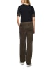 MARC CAIN Jersey-Shirt mit Print-Details in Schwarz