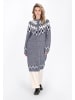 DreiMaster Women Cardigan in navy multicolor