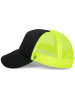 styleBREAKER Mesh Cap in Schwarz-Neongelb