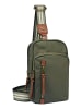 Camel Active Umhängetasche mit verstellbarem Riemen in Khaki
