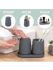 eluno Bad-Accessoires Set TESERO 5tlg. ca. 8,5 x 12 x 9 cm (B/H/T)