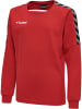 Hummel Sweatshirt Hmlauthentic Kinder in TRUE RED