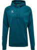 Hummel Hoodie Hmlmove Grid Cotton Hoodie in DEEP TEAL