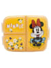 Disney Minnie Mouse Disney Minnie Mouse Kinder Brotdose – Lunchbox mit 3 Fächern & tollem in Gelb
