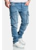 Humy Stretch Denim Jeans Lässige Cargo Hose A&S in Hellblau