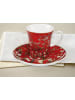 Goebel Espressotasse " Vincent van Gogh - Mandelbaum rot " in Rot