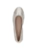 Caprice Ballerina in TAUPE METALLIC